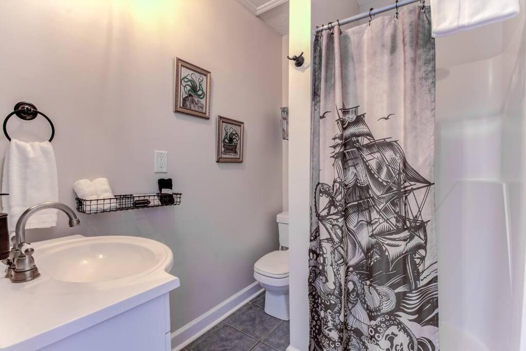 Apartament Kraken'S Den * Oceanview * Steps To Ocean * Pool Carolina Beach Zewnętrze zdjęcie